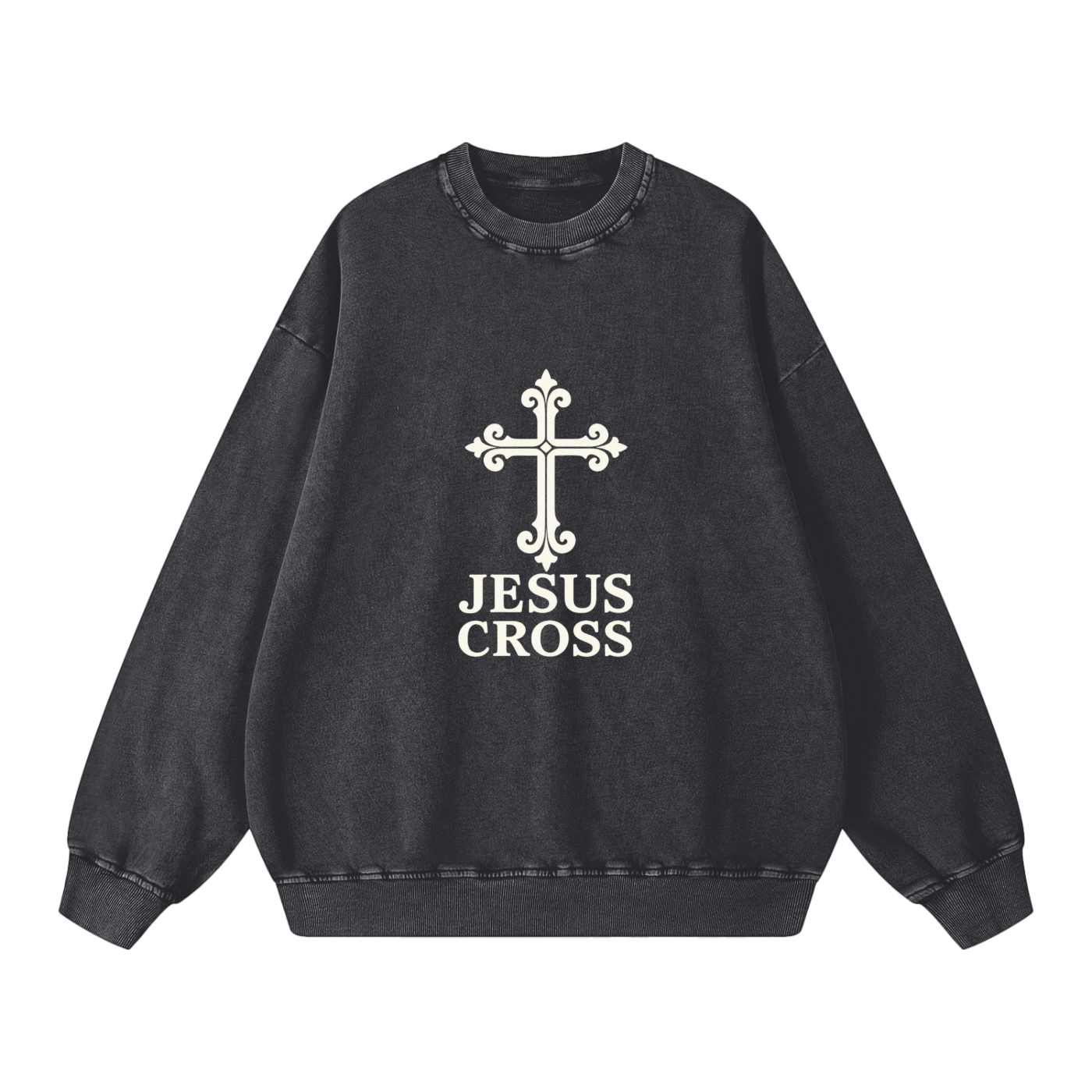 Snow Washed Oversized Sweatshirt