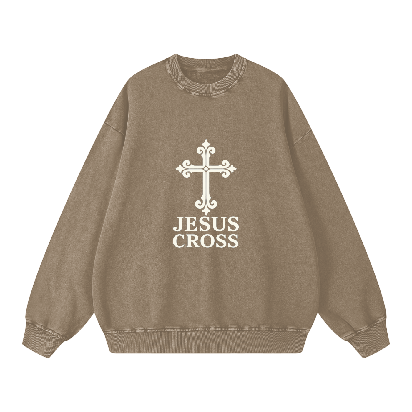 Snow Washed Oversized Sweatshirt